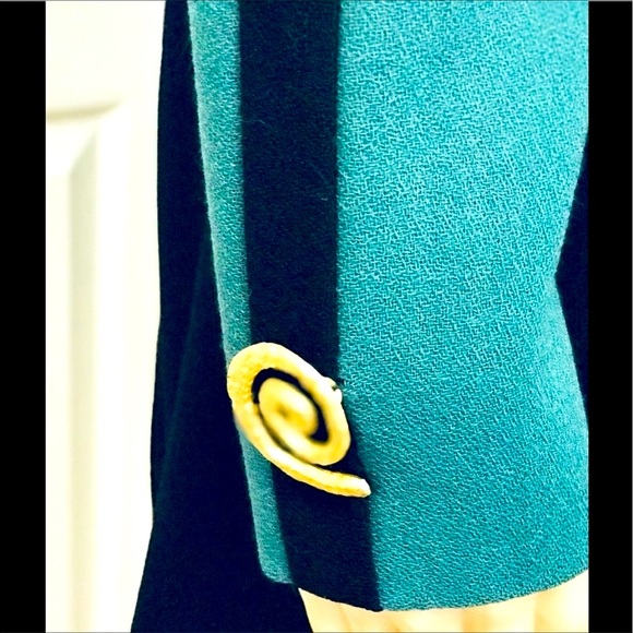 Vintage Steve fabrikant wool dress size 4 - Picture 5 of 8